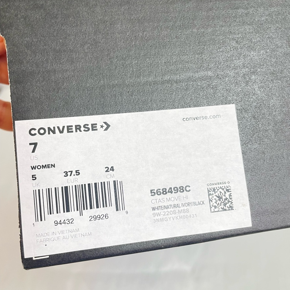 Converse Chuck Taylor All Star Move
Platform
WOMEN'S HIGH TOP SHOE SIZE 7 - Picture 12 of 13